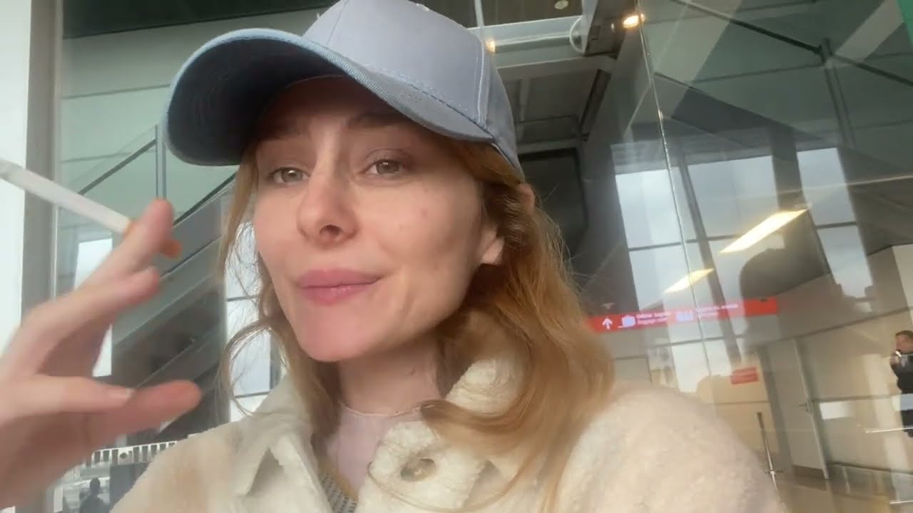 Smoking Room at the Warsaw Airport