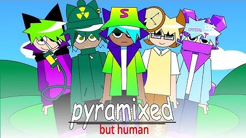 Sprunki Pyramixed BUT HUMAN – Bonus Animations | Normal VS Horror Version 👀🔥