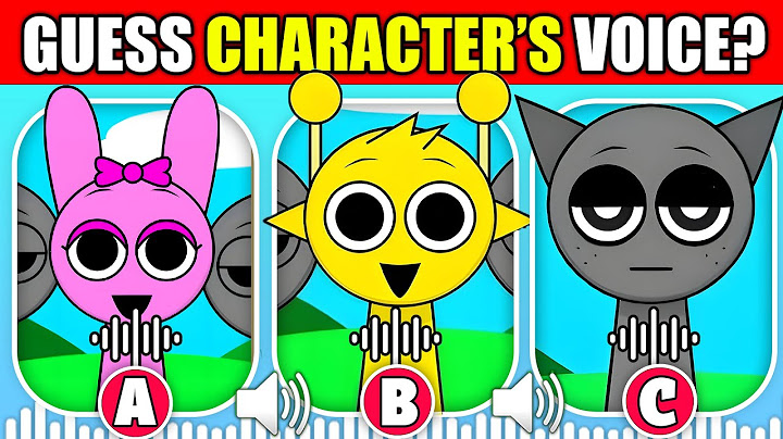🔊 Guess The Incredibox Sprunki Characters by their VOICE!? | Simon, Pinki, Fun Bot, Garnold