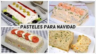 PASTELES SALADOS para NAVIDAD | PASTELES IRRESISTIBLES para sorprender