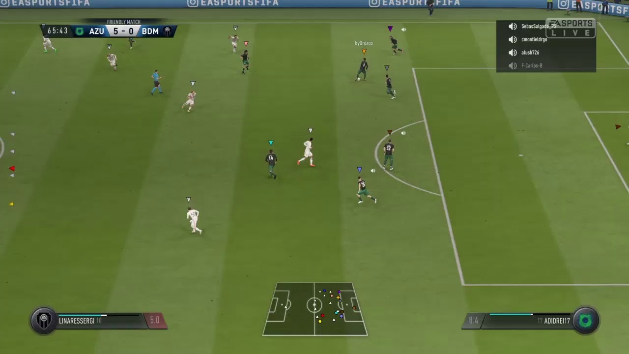 Liga EFA Colombia T5 - Azucareros eSports vs Banda de Mpdos J6