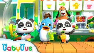 Bayi Panda & Temannya Minum Jus Yang Ajaib | Lagu Anak-anak | BabyBus Bahasa Indonesia