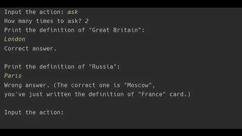 Flashcard Java Project Demostartion