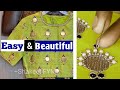 #EasyAndBeautiful #Beautiful Easy and Beautiful design of blouse tutorial Aari work | Blouse designs