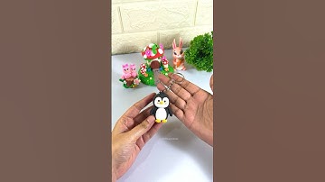 DIY Clay Keychain ✨😱 #shorts #art #artandcraft #clay #diy #craft