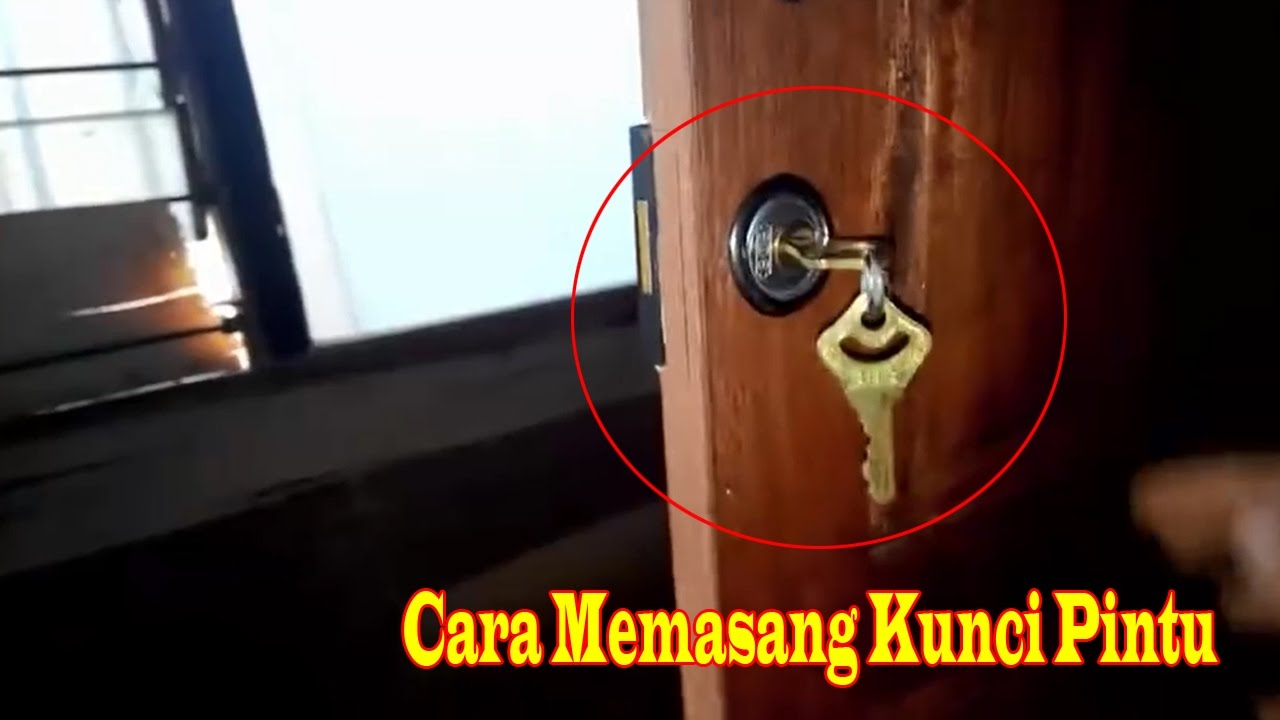  Cara  Memasang  Kunci Pintu  Lemari  YouTube