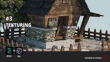 3dsMax | Modeling_Texturing Fantasy House - Part 3 [Texturing]