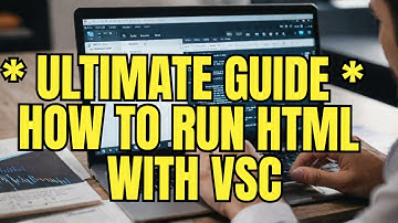 How to Run HTML Files using Visual Studio Code | Easy Tutorial