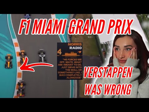 LIVE REACTION F1 MIAMI GRAND PRIX 2025 | DID VERSTAPPEN FORCE NORRIS OFF??