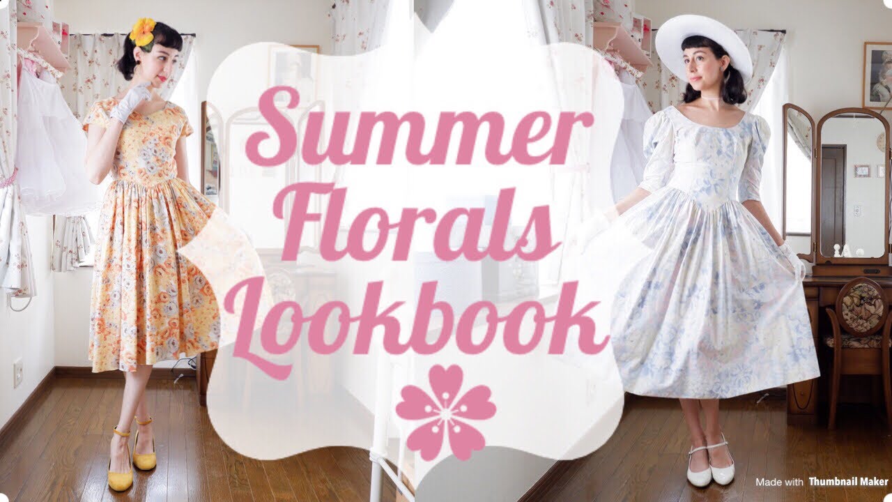 Summer Floral Dresses Lookbook- Lolita, Retro, Vintage, Otome