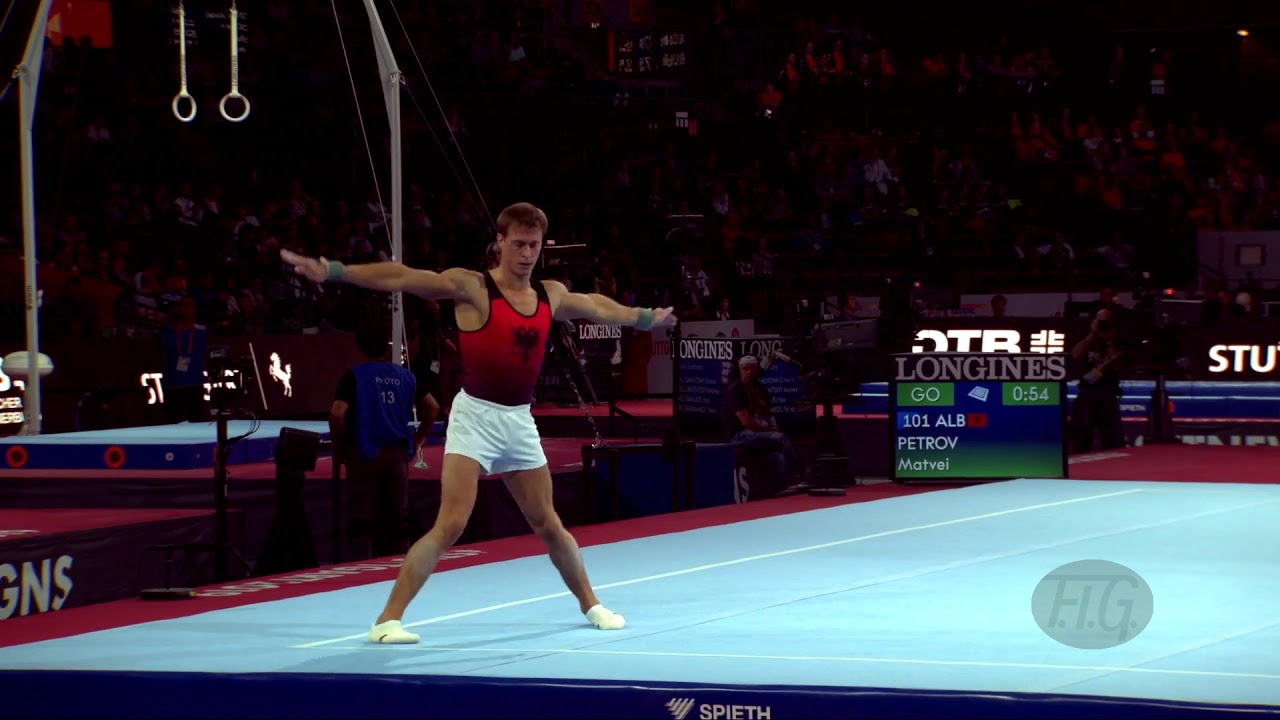 PETROV Matvei (ALB) - 2019 Artistic Worlds, Stuttgart (GER) - Qualifications Floor Exercise