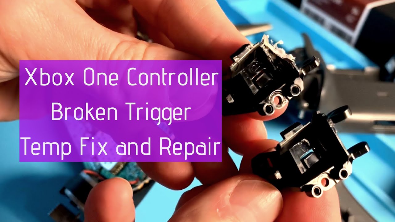 Broken Xbox One Controller Trigger Temporary Fix and Repair - YouTube