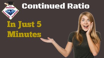 Concept of Continued Ratio | How to find Continued Ratio between three quantities? | Continued Ratio