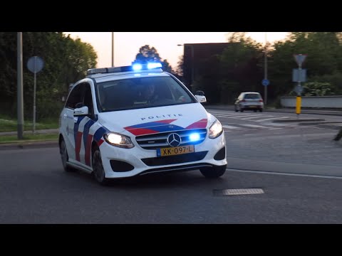 B-Klasses van Politie Brunssum met spoed naar verschillende meldingen