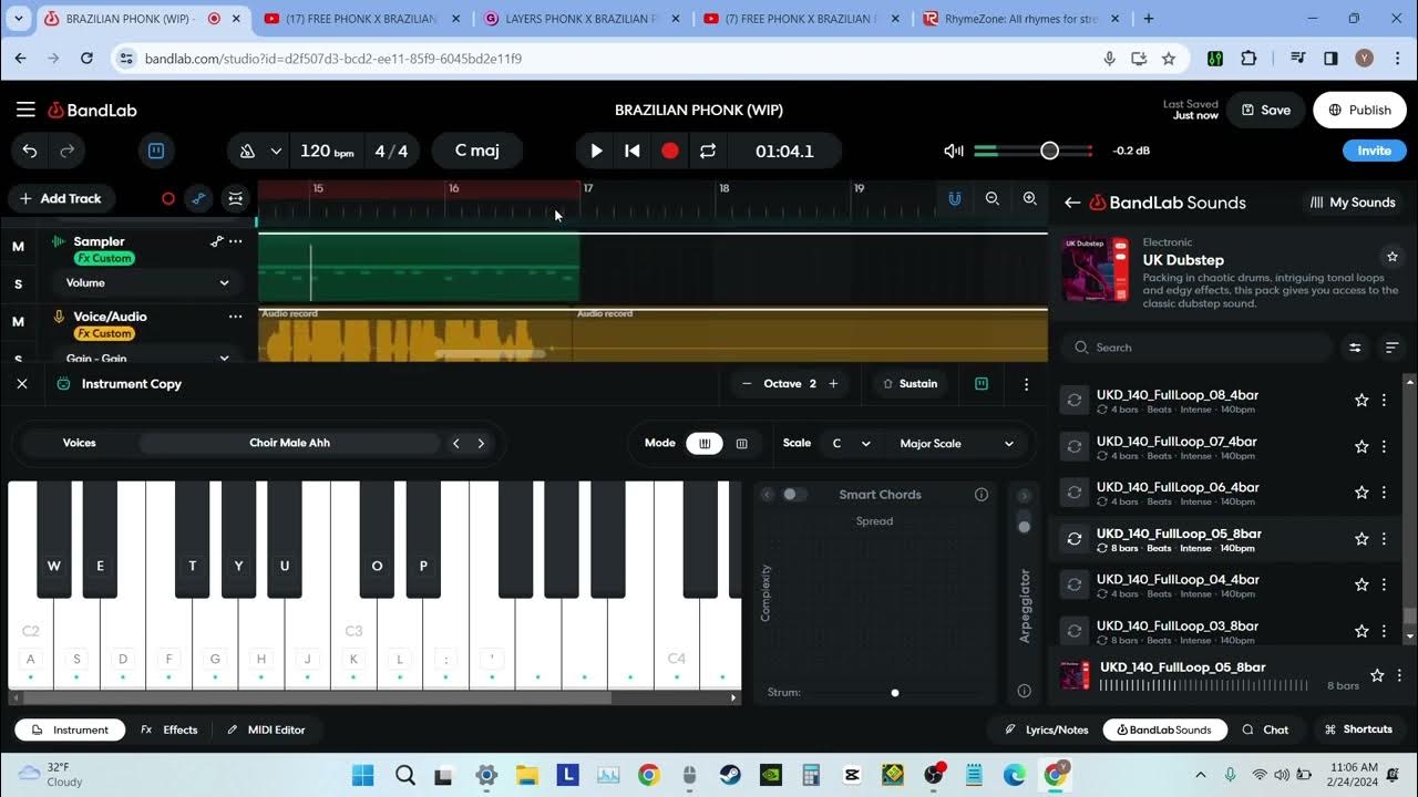 Hardest brazilian phonk ever made in bandlab youtube