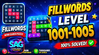 FILLWORDS level 1001 1002 1003 1004 1005 screenshot 4