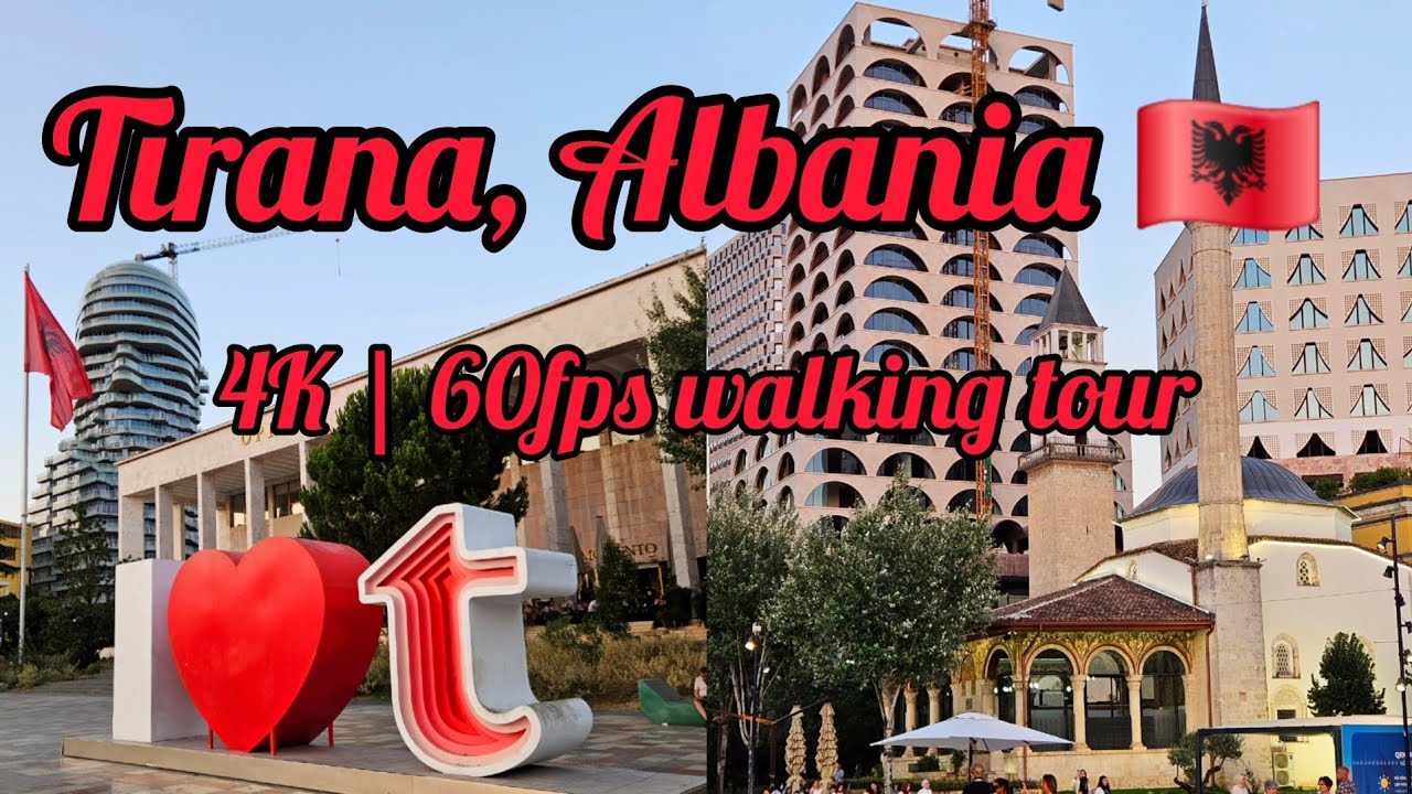 4K | 60fps Discover Tirana, Albania’s Vibrant Capital | Travel Vlog 🇦🇱✨