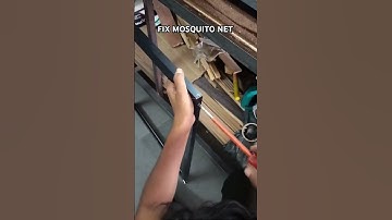 FIX MOSQUITO NET #shorts #youtubeshorts #interiordesign #pvc #aluminiumwindow #youtube #homedecor