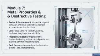 Module 7 - Lesson 1: Metal Properties & Destructive Testing