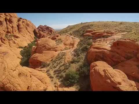 Red Rock Canyon Calico Hills - Las Vegas, NV - Drone Flight @4x4vegan