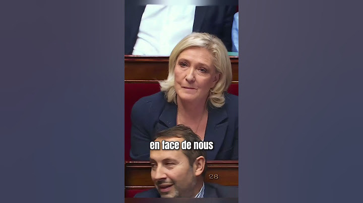 Je recadre Marine Le Pen en direct de l’Assemblée Nationale !