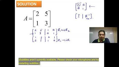 SM015 TOPIC 4 LECTURE 4 OF 4 MATRICES AND SYSTEM OF LINEAR EQUATIONS