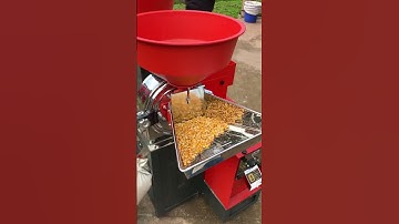 The 4-in-1 combined rice mill easily processes corn flour.#machinery #farmer #dawnagro#discmill