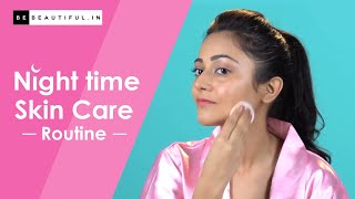 night routine for healthy skin