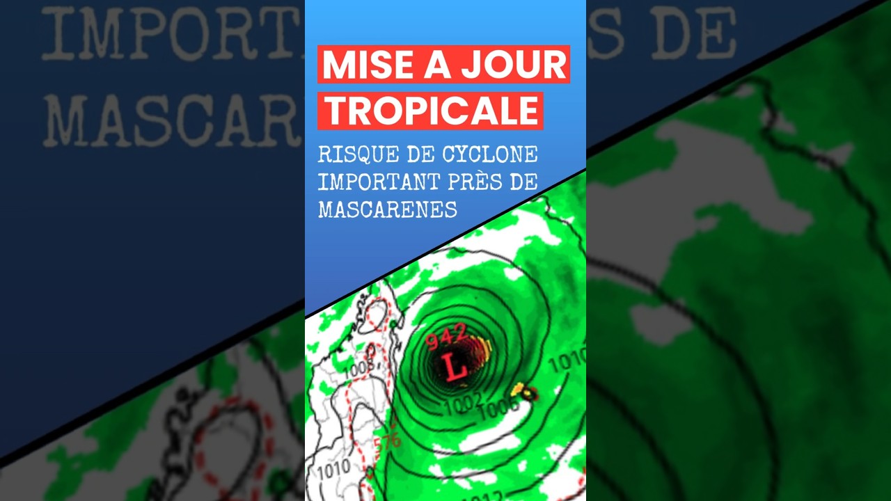 Grand Potentiel de Cyclone Gezani près de Maurice et de la Réunion ?!