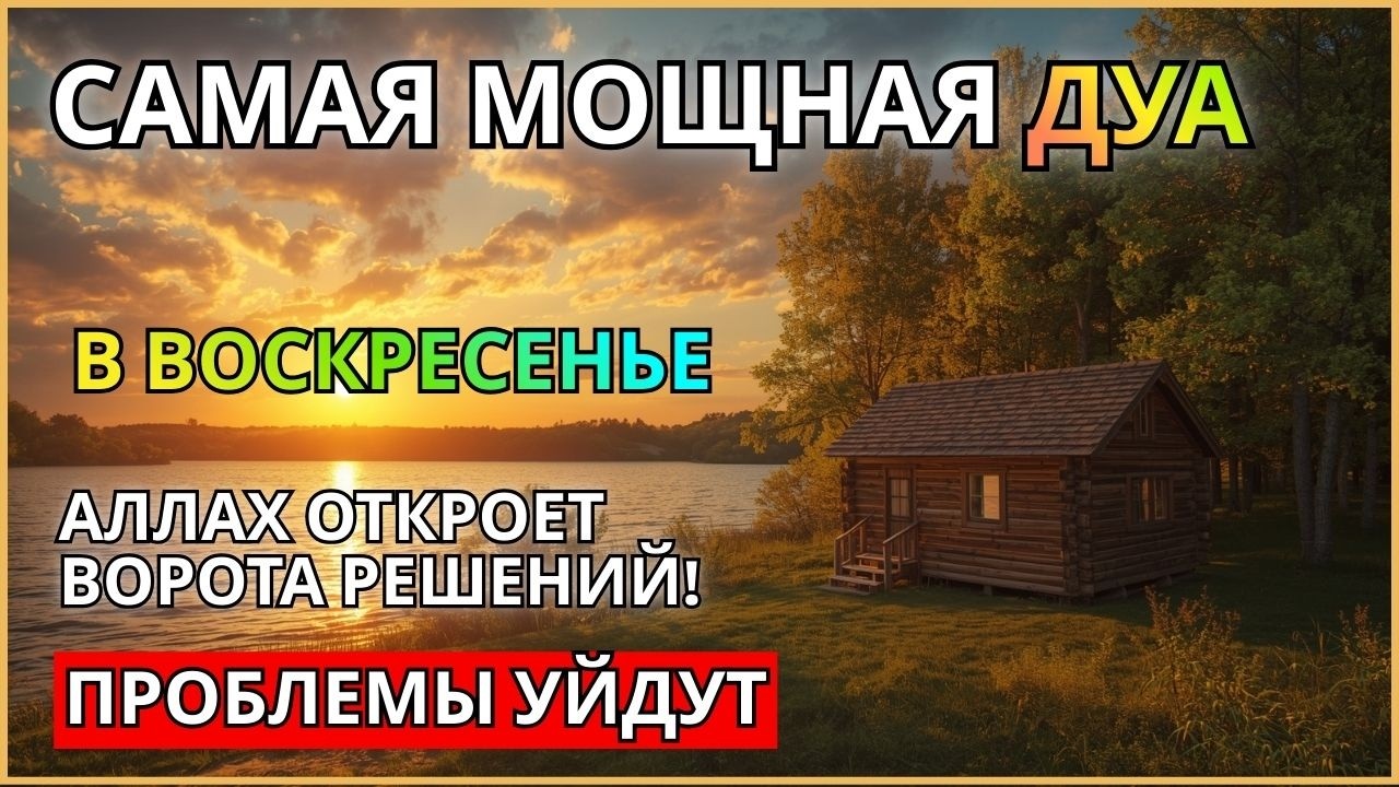 Дуа утром В ВОСКРЕСЕНЬЕ на Удачу деньги всегда будут приходить к вам, #дуа