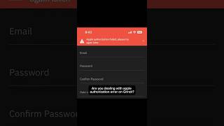 How To Fix Apple Authorisation Failed Grindr On IPhone #grindr #grindrregistrationerror