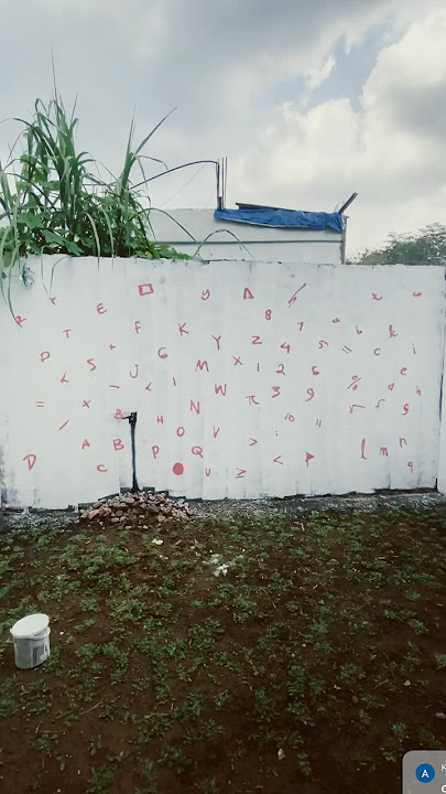 Ada yang tau apa gunanya coretan-coretan simbol ini? #mural #muralindonesia