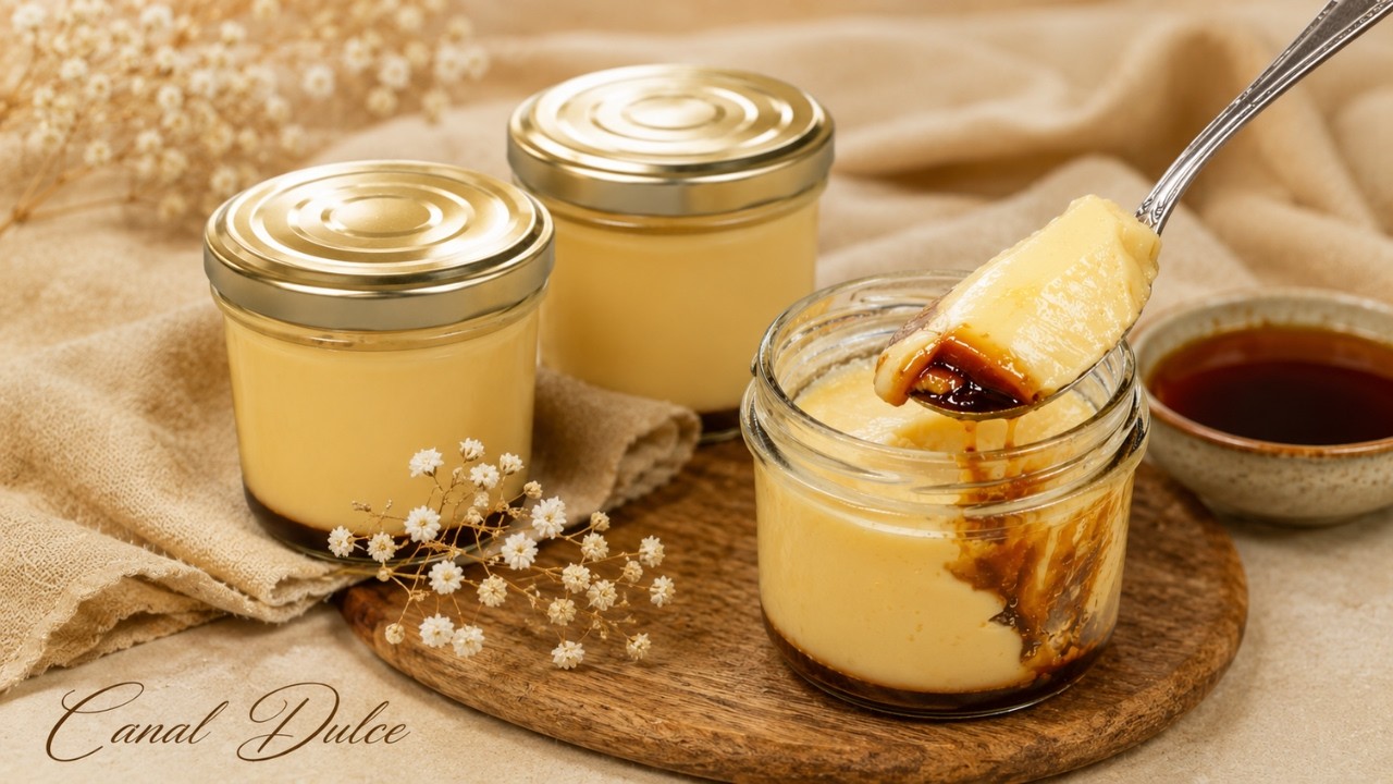 FLAN SIN HORNO Casero 🍮 | El Postre Más Cremoso, Fácil y Rápido que Harás