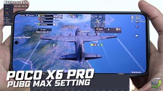 Poco X6 Pro Test Game Pubg Max Setting | Dimensity 8300 Ultra