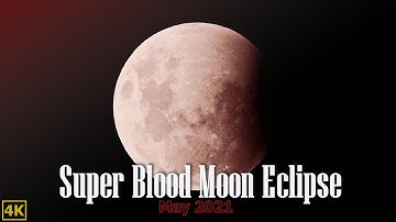 Super Blood Moon Eclipse: May 2021 - Nikon P1000