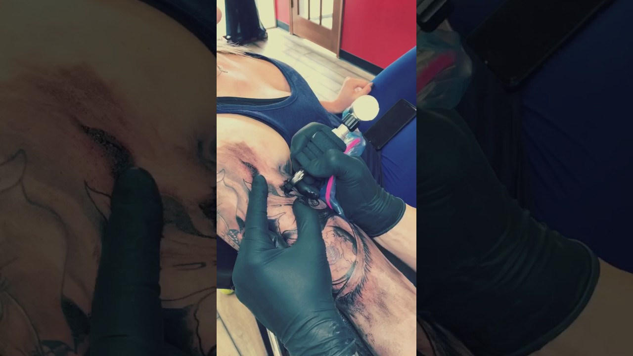 Eyeball Tattoo Timelapse by Alex Everett