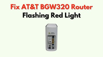 AT&T BGW320 Router repareren met knipperend rood lampje | Wat het betekent en handleiding voor he...
