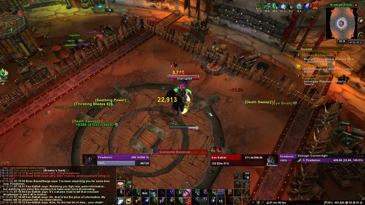 Xan-Sallish (Mystery Brawler) vs DH - BFA Brawler's Guild