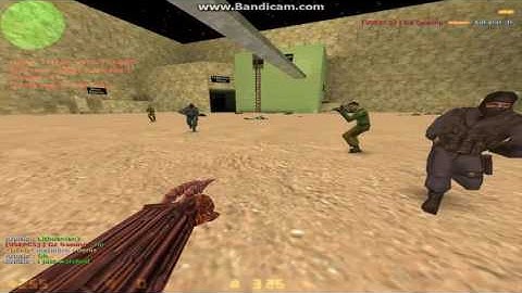 Cs1.6: Gameplay Zombie mod Nemesis Vs Human