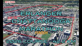 Fly over the Erlanger Chattanooga Marathon 2026 course! 🏃‍♂️ 3D Animation