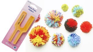 Crafters Square POM POM Maker 2.4 diameter Instructions included NIP