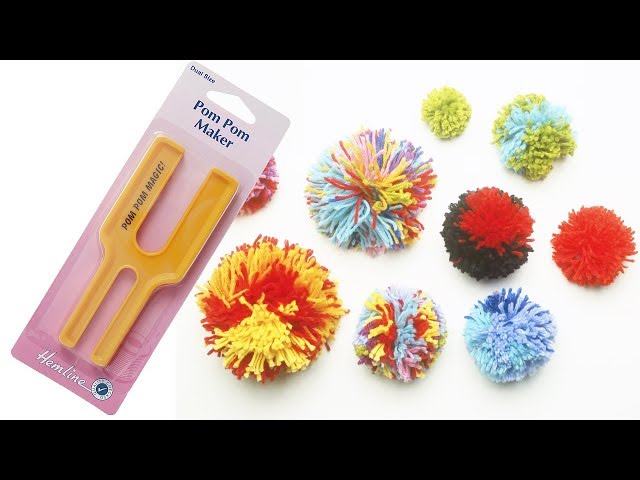 The Perfect Pom Pom - How to use the Clover Pom Pom Maker 