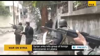 syriawar-Syrian Army kills Group of 70 FSA Takfiri Militants in Latakia, Syria