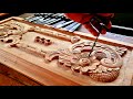 |flower wood carving| wood art| wood design|UP wood art|