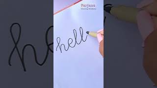 Easiest Calligraphy Hack| Hand Lettering| Faux(Fake) Calligraphy Resimi