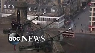 Gun salutes mark Queen Elizabeth II's 70-year reign l ABC News