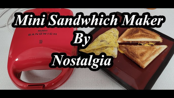 Nostalgia Electrics Nostalgia MyMini Personal Electric Griddle, Eggs,  Omelets, Pancakes, Breakfast Sandwiches, Quesadillas, Cookies & Reviews