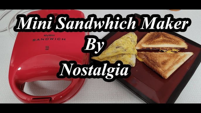 Nostalgia MyMini Waffle Maker - Cooking Video #3 and Product Review 