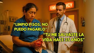 "LIMPIO PISOS, NO PUEDO PAGAR" – LLORÓ EN EL HOSPITAL CON LA MANO ENSANGRENTADA... EL DOCTOR VIO...