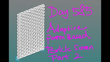 Revit Exercise (Day 585) - Adaptive Pattern Based Brick Screen Part 2